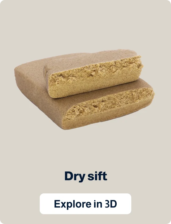 Dry sift — Hash